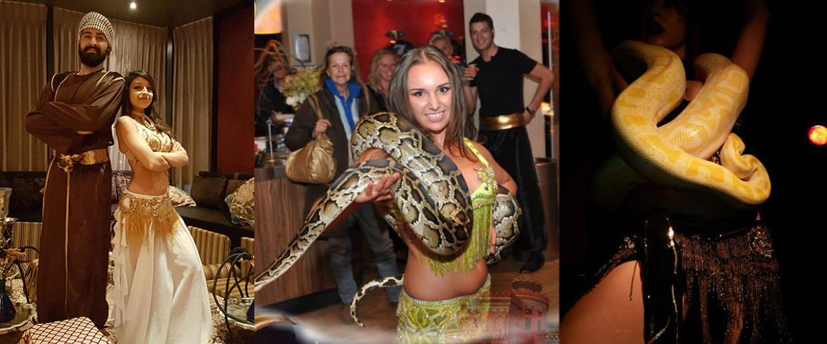 Adembenemende slangendansees